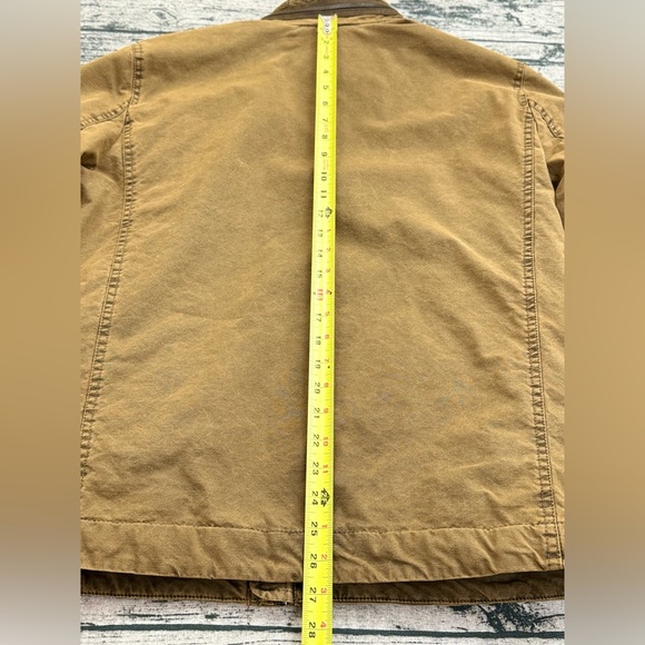 Levi's Men's Canvas Full-Zip Five-Pocket Khaki Trucker Jacket, Size Medium - Picture 8 of 15